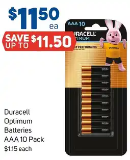 Foodland Duracell Optimum Batteries AAA offer