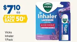 Foodland Vicks Inhaler Lavender offer