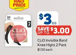 Foodland CliO Invisible Band Knee Highs offer