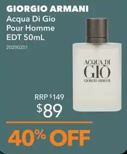 Shaver Shop Acqua Di Gio Pour Homme EDT offer