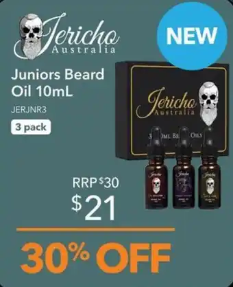 Jericho Australia Juniors Beard Oil