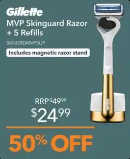 Shaver Shop Gillette MVP Skinguard Razor offer