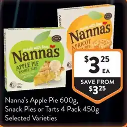 Foodworks Nanna's Apple Pie offer