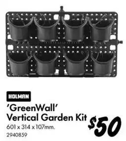 Bunnings Holman 'GreenWall' Vertical Garden Kit offer