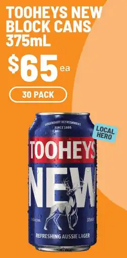 IGA Liquor Tooheys New offer