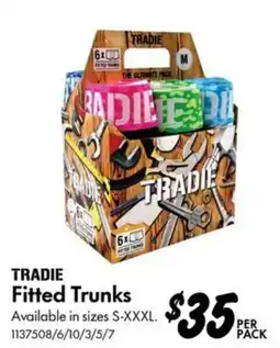 Bunnings Tradie Fitted Trunks offer