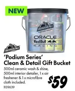 Bunnings Armor All 'Podium Series' Clean & Detail Gift Bucket offer