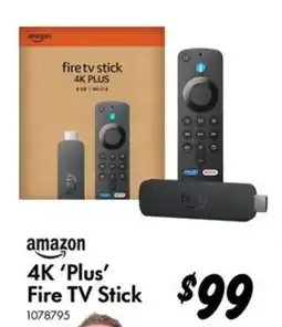 Bunnings Amazon 4K 'Plus' Fire TV Stick offer