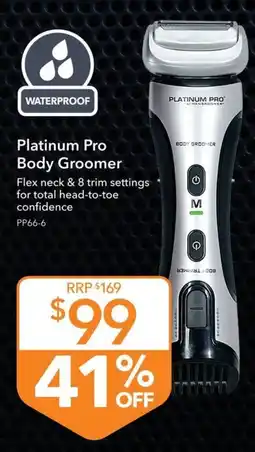 Shaver Shop Platinum Pro Body Groomer offer