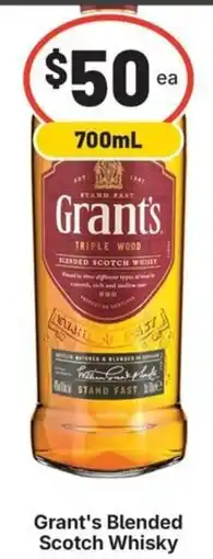 IGA Liquor Grant's Blended Scotch Whisky offer