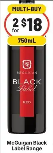 IGA Liquor McGuigan Black Label Red offer