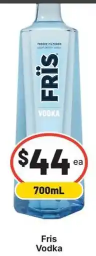 IGA Liquor Fris Vodka offer