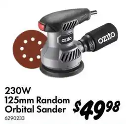 Bunnings Ozito 125mm Random Orbital Sander offer