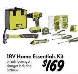 Bunnings Ryobi 18V Home Essentials Kit offer