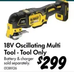 Bunnings DeWalt 18V Oscillating Multi Tool offer