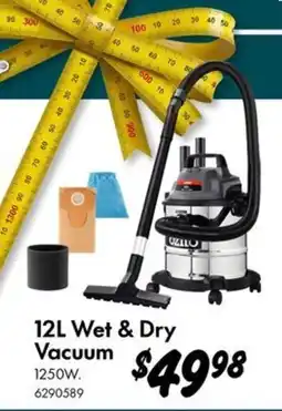 Bunnings Ozito 12L Wet & Dry Vacuum offer