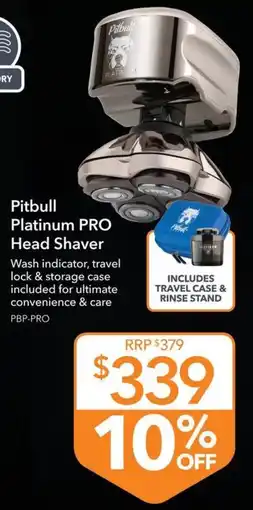 Shaver Shop Pitbull Platinum PRO Head Shaver offer