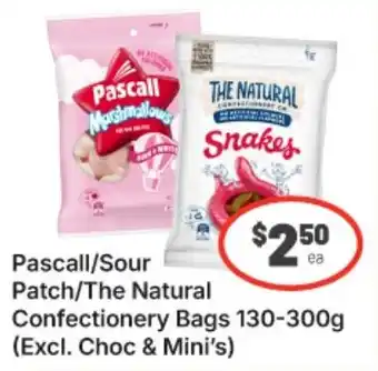 Pascall/Sour Patch/The Natural Confectionery Bags