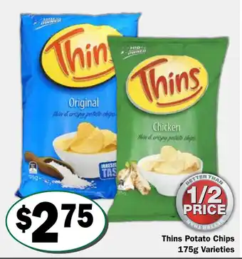 Thins Potato Chips Varieties