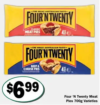 Four 'N Twenty Meat Pies Varieties