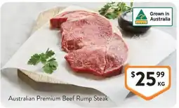 Foodworks Australian Premium Beef Rump Steak offer