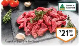 Foodworks Australian Beef Stir Fry Strips offer