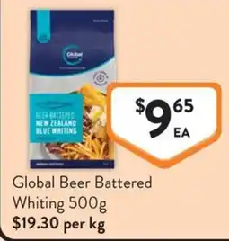 Foodworks Global Beer Battered Whiting offer