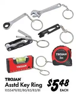 Bunnings Trojan Asstd Key Ring offer