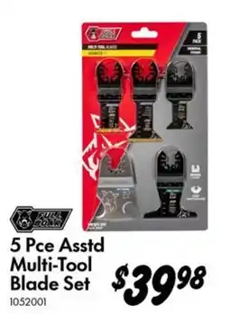 Bunnings Pure Tools 5 Pce Asstd Multi-Tool Blade Set offer