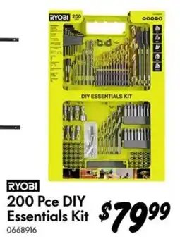 Bunnings Ryobi 200 Pce Diy Essentials Kit offer