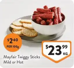 Foodworks Mayfair Twiggy Sticks offer