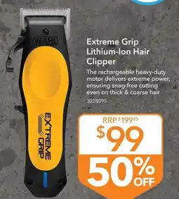 Shaver Shop Wahl Extreme Grip Lithium-Ion Hair Clipper offer