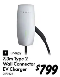 Bunnings Tesla Energy 7.3m Type 2 Wall Connector EV Charger offer