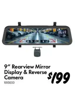 Bunnings 9" Rearview Mirror Display & Reverse Camera offer