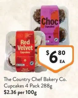 Foodworks The Country Chef Bakery Co. Cupcakes offer