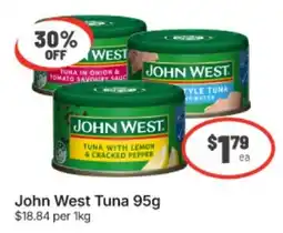 IGA John West Tuna offer
