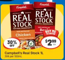 IGA Campbell's Real Stock offer