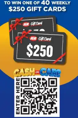 IGA IGR Gift Card offer