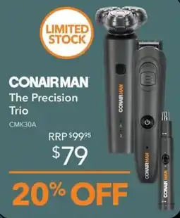Shaver Shop Conair Man The Precision Trio offer
