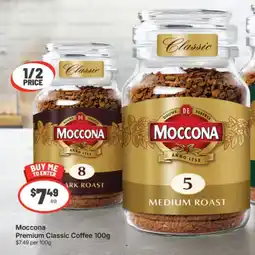 IGA Moccona Premium Classic Coffee offer
