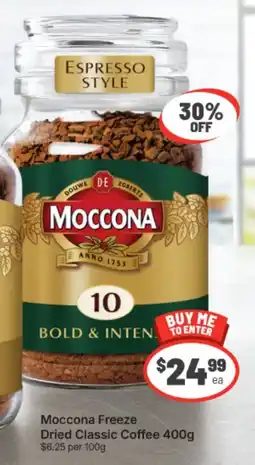 IGA Moccona Freeze Dried Classic Coffee offer