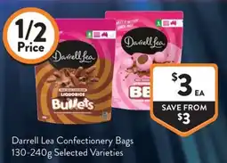 Foodworks Darrell Lea Confectionery Bags offer