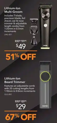 Shaver Shop Lithium-Ion Multi-Groom offer