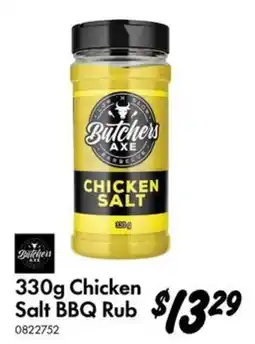 Bunnings Butchers Axe Chicken Salt BBQ Rub offer