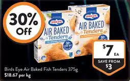 Foodworks Birds Eye Air Baked Fish Tenders offer