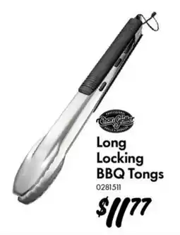 Bunnings Char-Griller Long Locking BBQ Tongs offer
