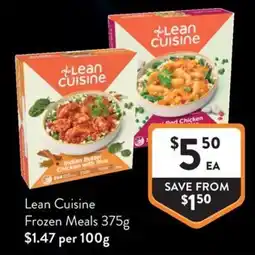 Foodworks Lean Cuisine Frozen Meals offer
