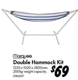Bunnings Marquee Double Hammock Kit offer