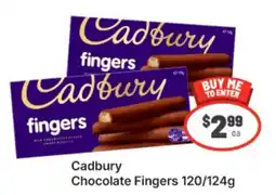 IGA Cadbury Chocolate Fingers offer