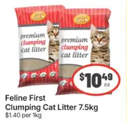 IGA Feline First Clumping Cat Litter offer